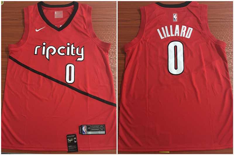 Blazers 0 Damian Lillard Red Earned Edition Nike Swingman Jersey,We sell and wholesale Blazers 0 Damian Lillard Red Earned Edition Nike Swingman Jersey on line form chian!
